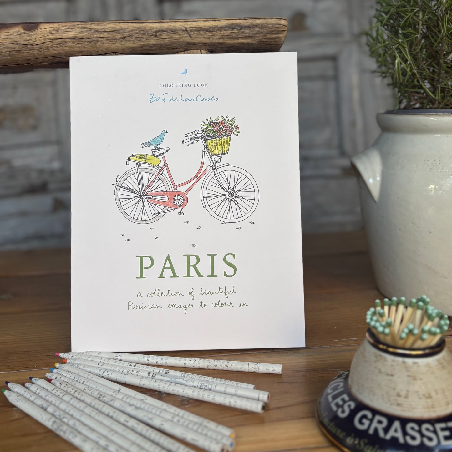 Zoe de Las Cases Paris Coloring Book