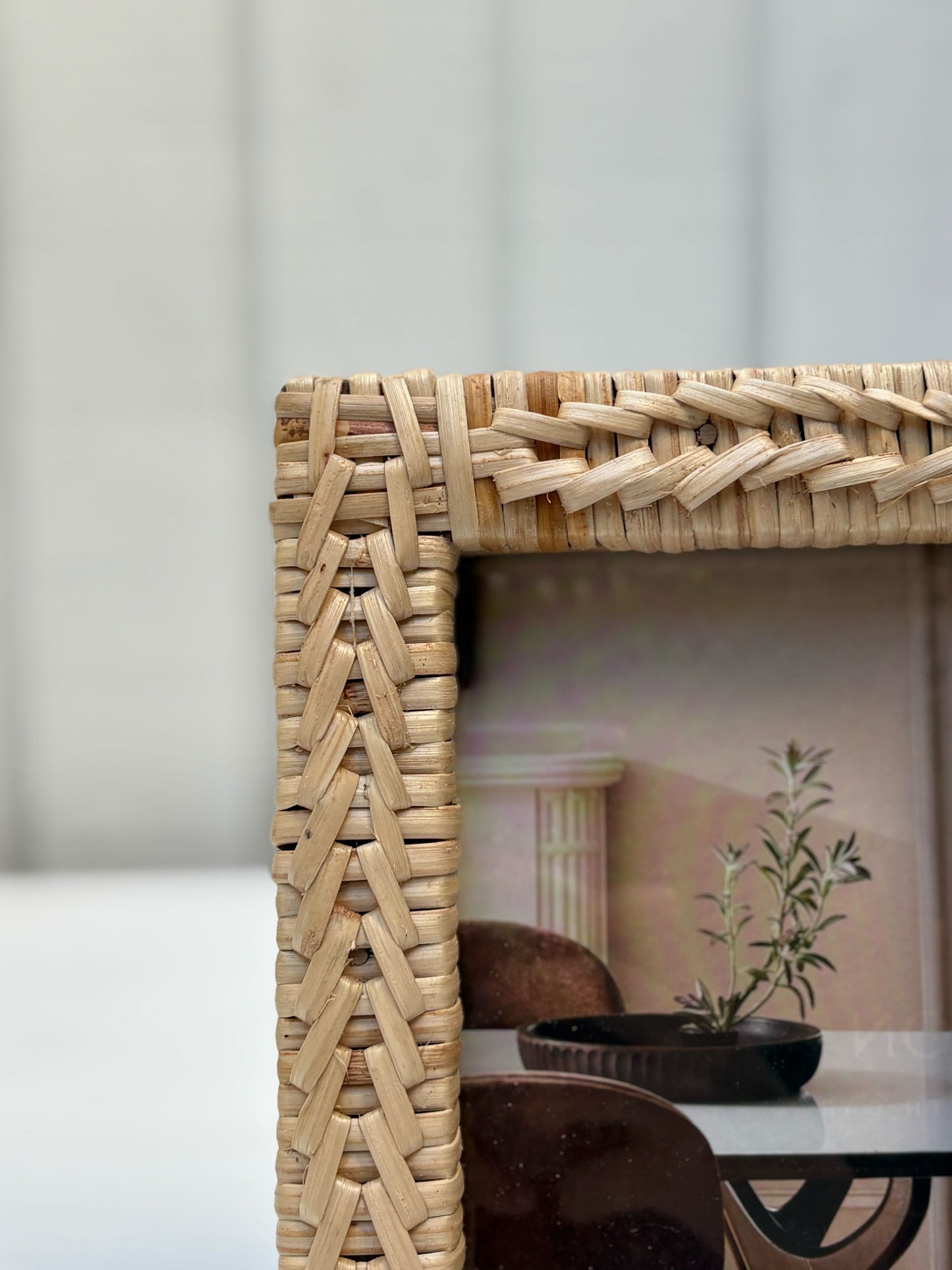 Modern Rattan Frame-4x6"