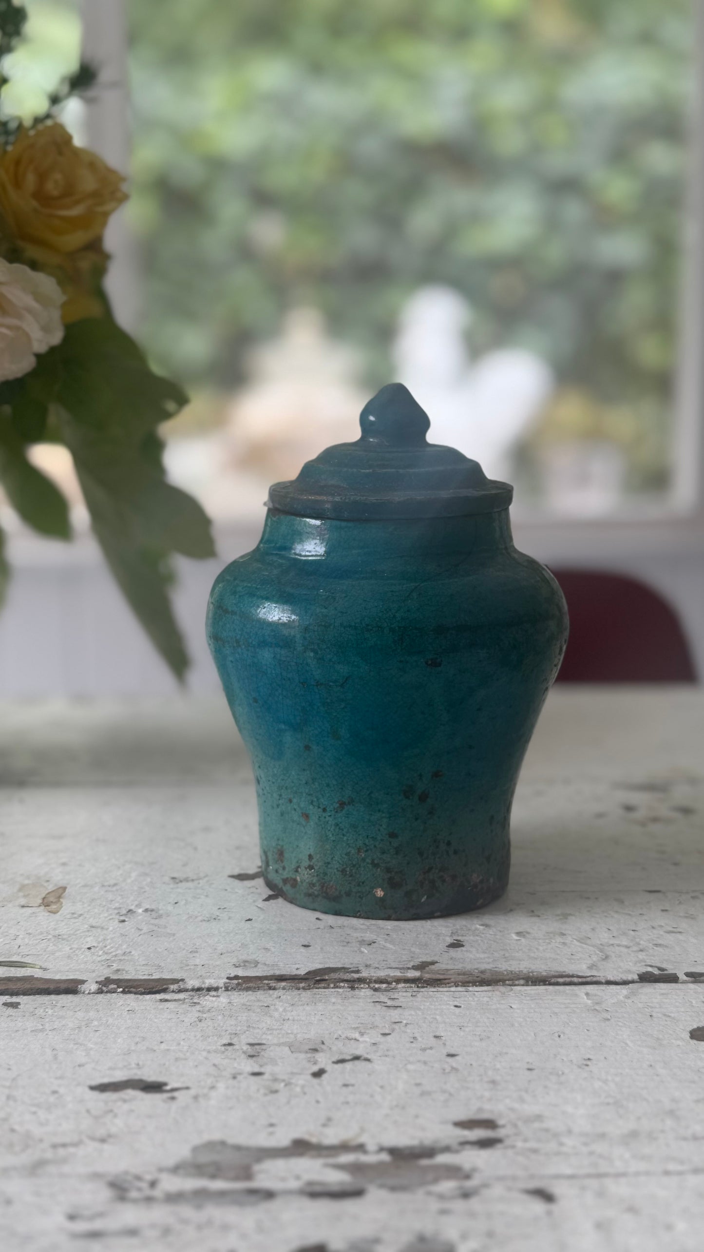 Chinese Porcelain Jar w/Lid