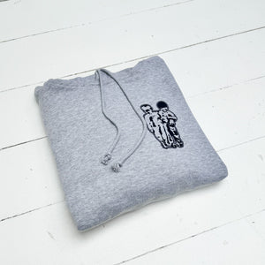 T&D Adult Hoodie-Heather Grey