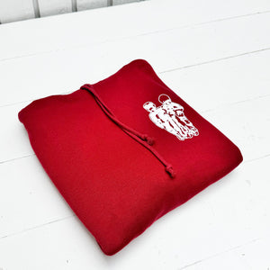 T&D Adult Hoodie-Crimson