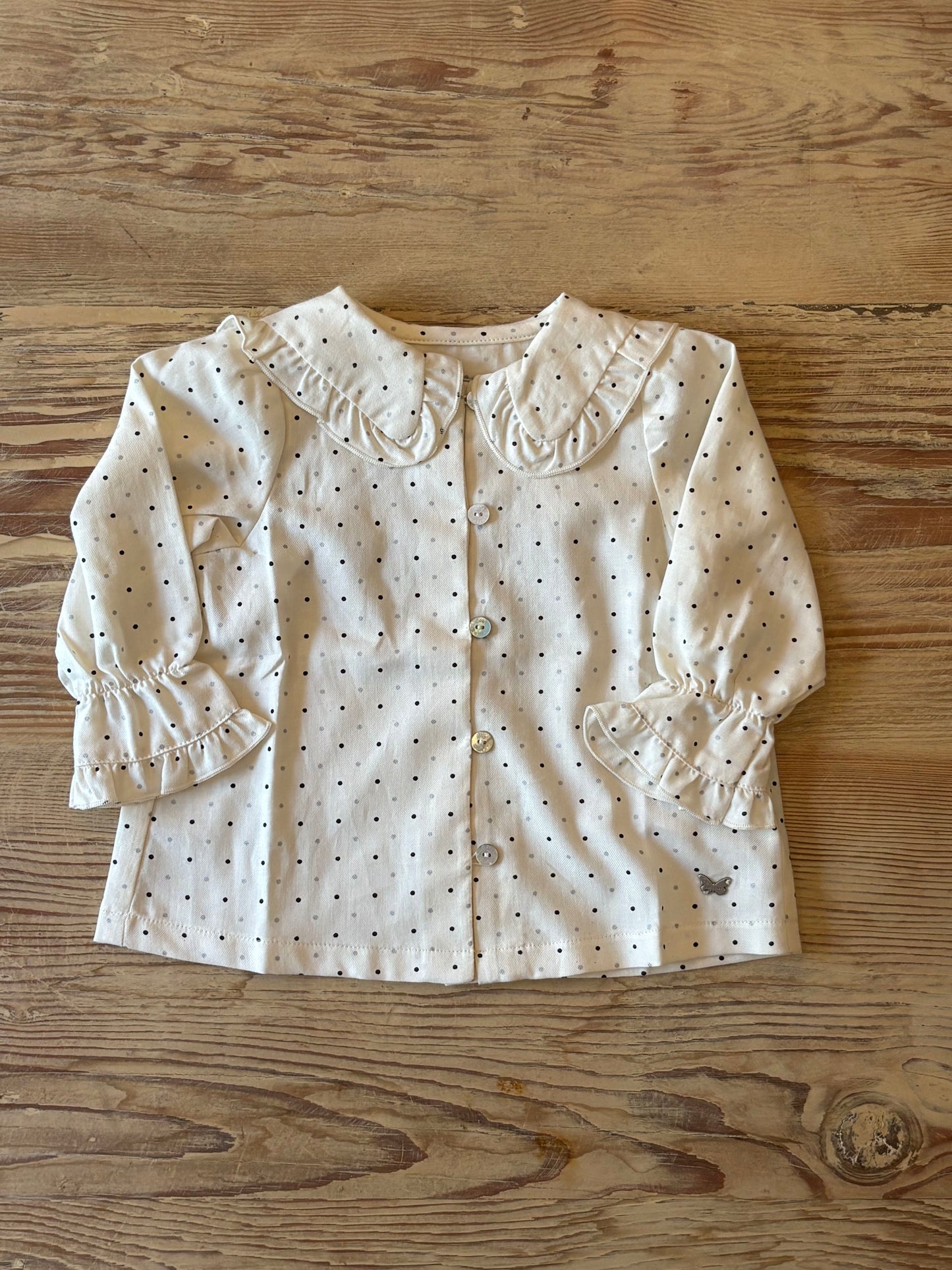 Clara Polka Dot Kid's Blouse