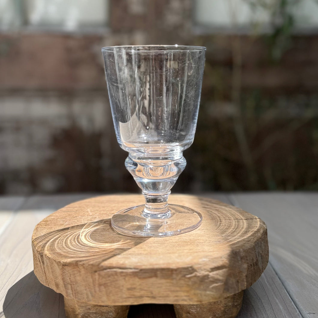 clear glass traditional absinthe stem glass