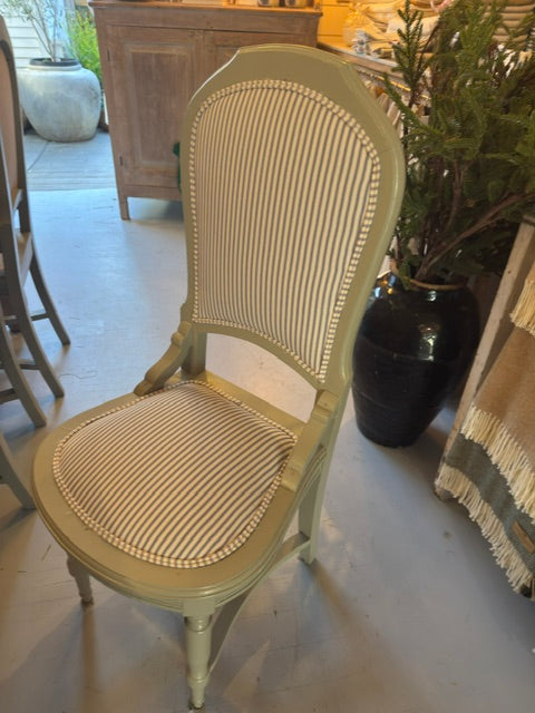 French Ticking Dining Chair / Set of 8