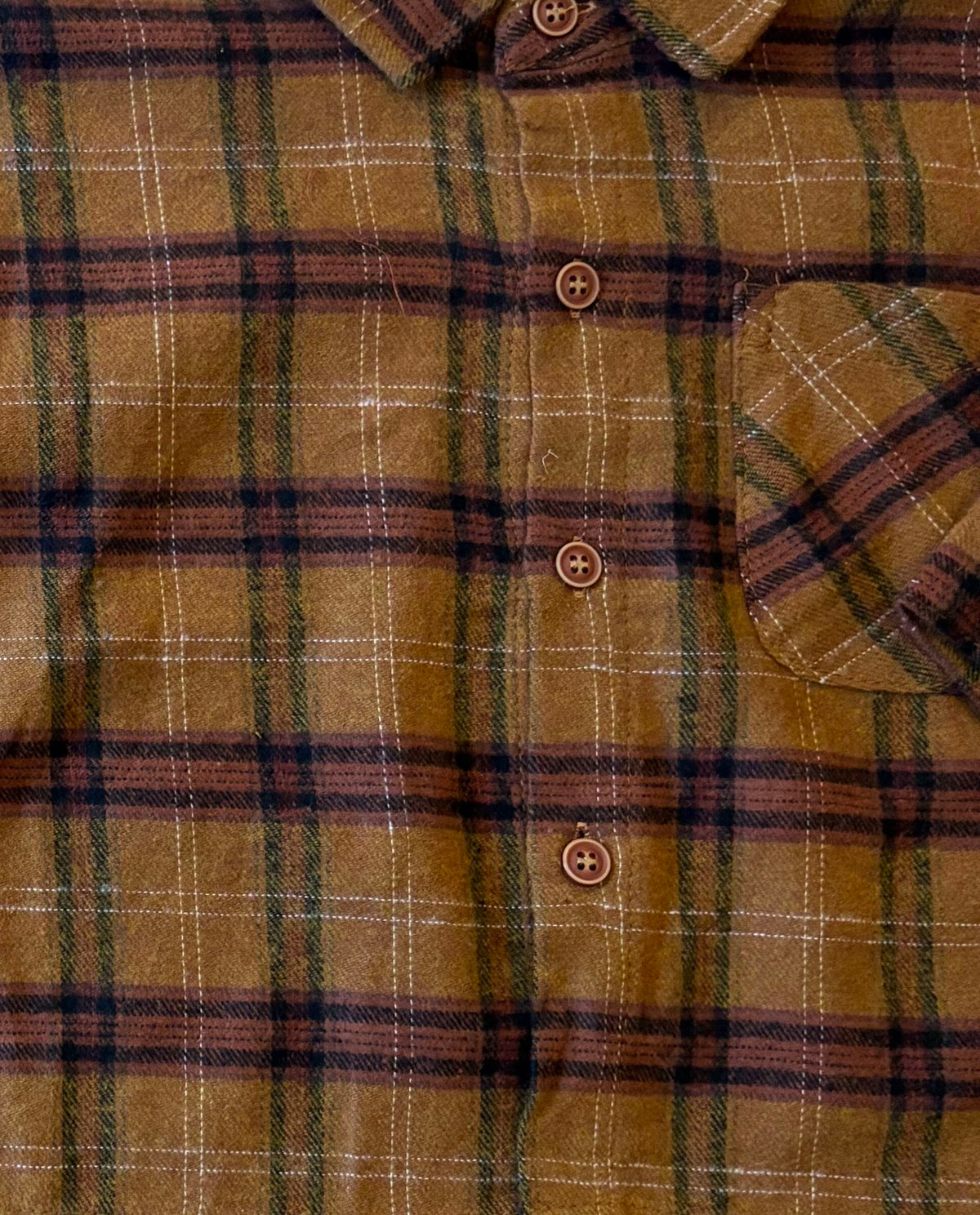 Vintage Style Cotton Plaid Kid's Shirt