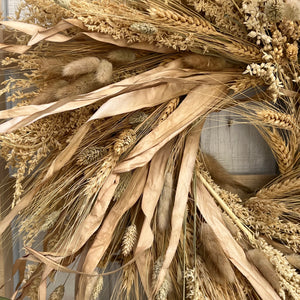 Golden Grains Wreath