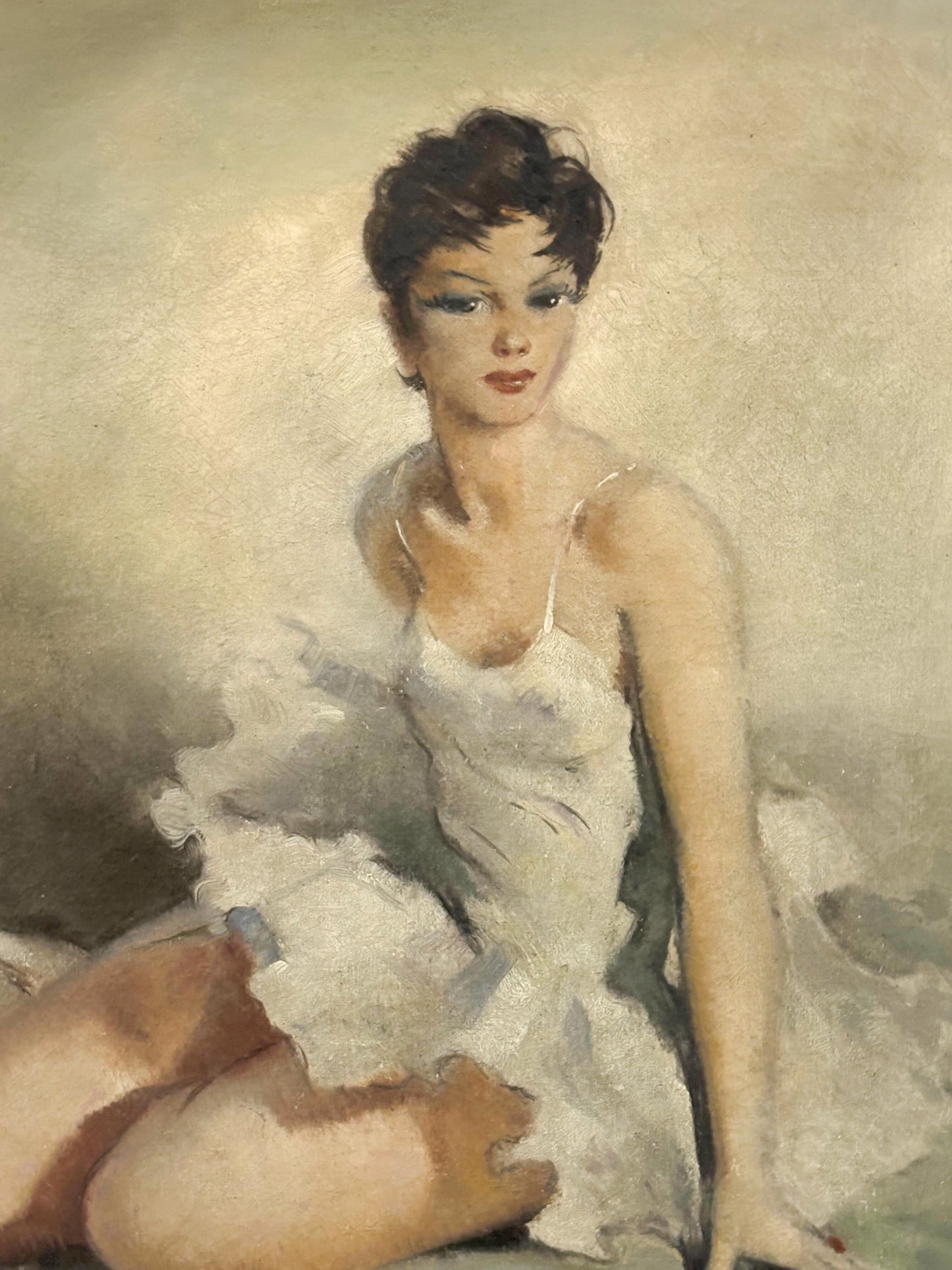 Dancer Vintage French Painting