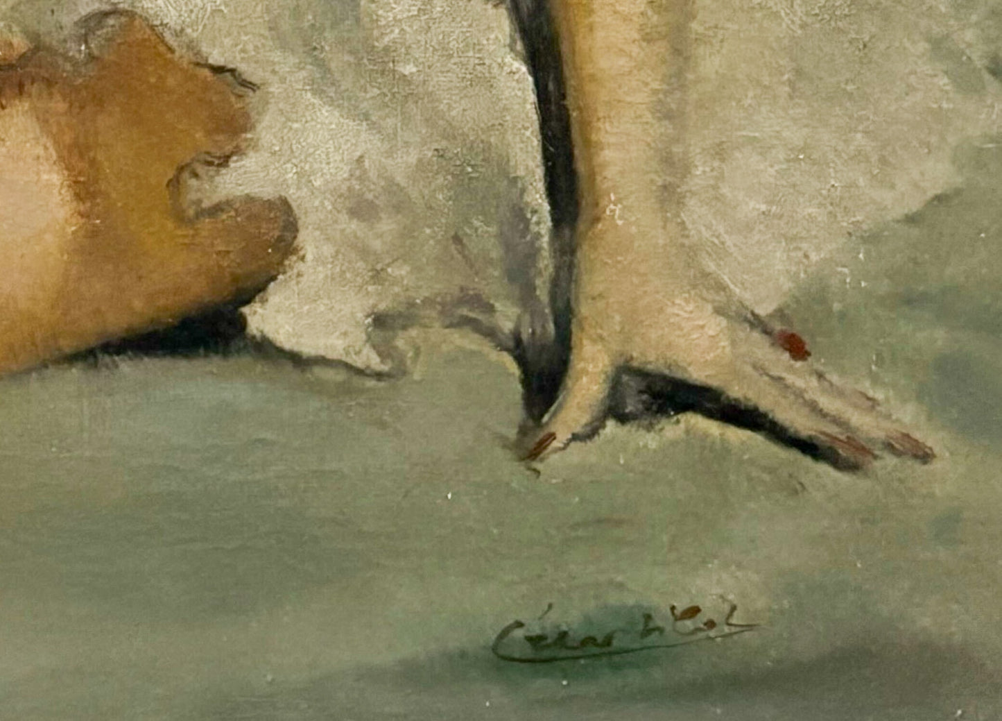 Dancer Vintage French Painting