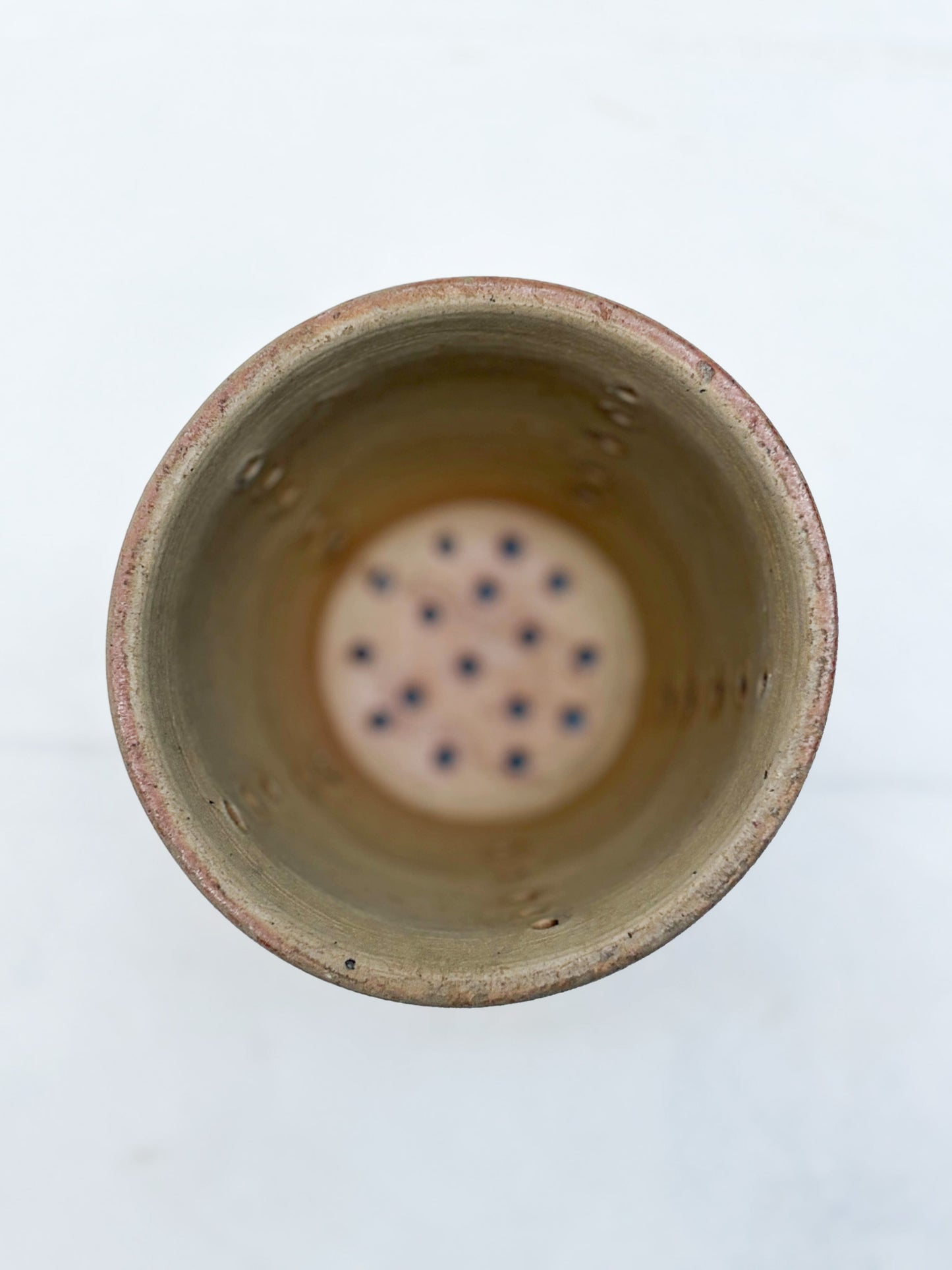 Vintage Cheese Strainer-Brown 4"x4"