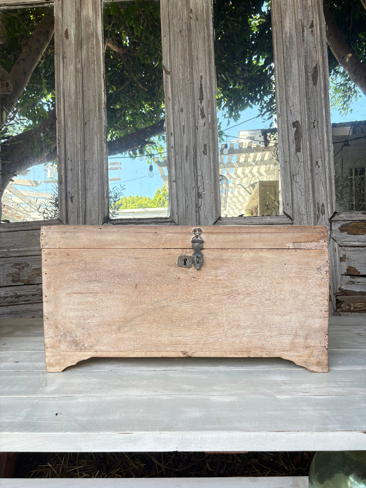 Rustic Wooden Trunk