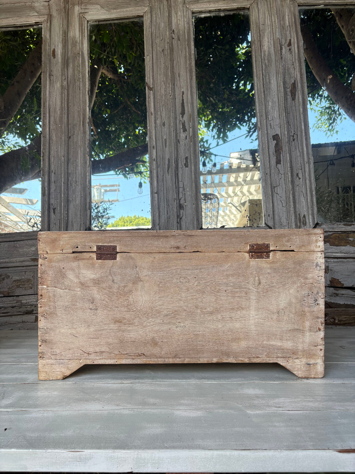 Rustic Wooden Trunk