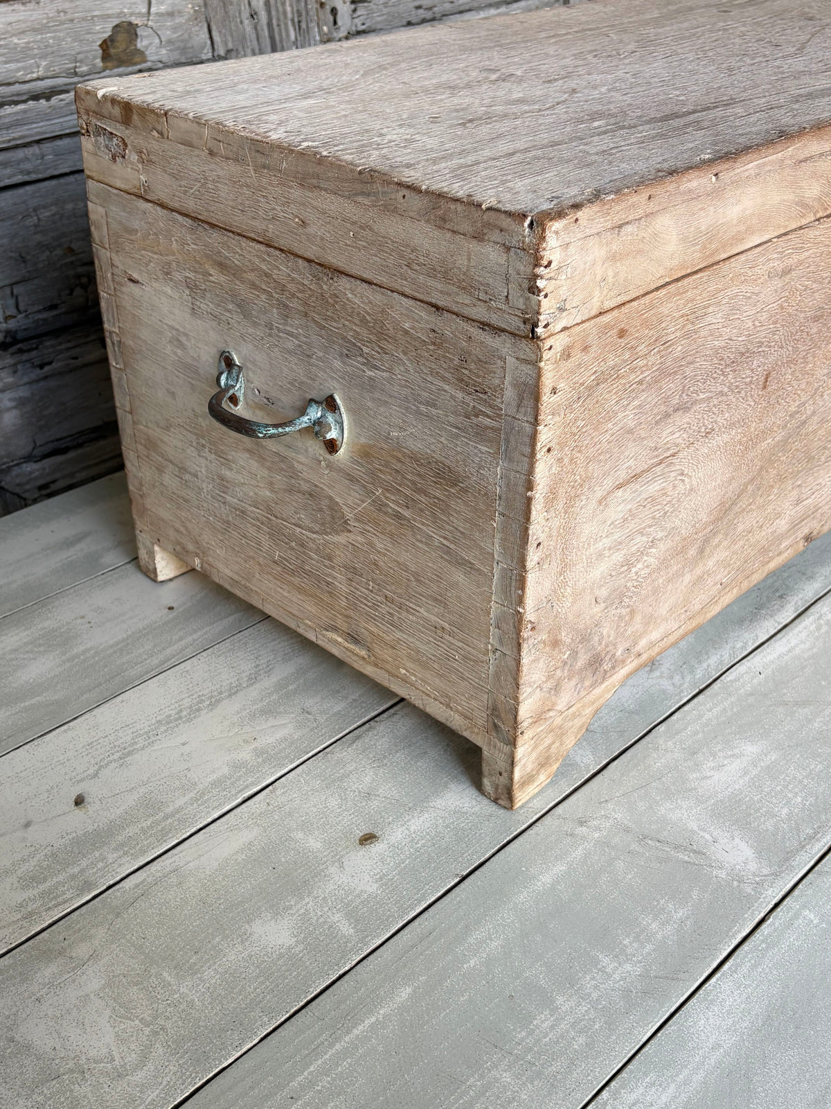 Rustic Wooden Trunk