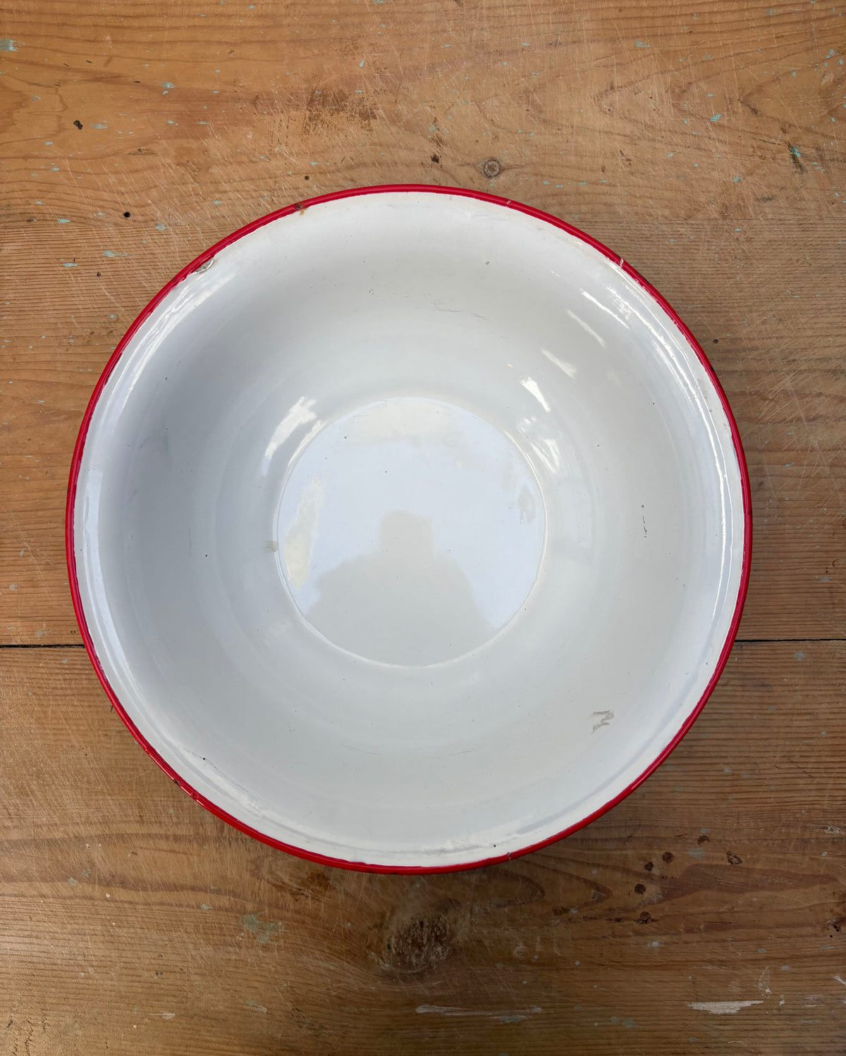 Vintage Austrian Blue Enamel Bowl
