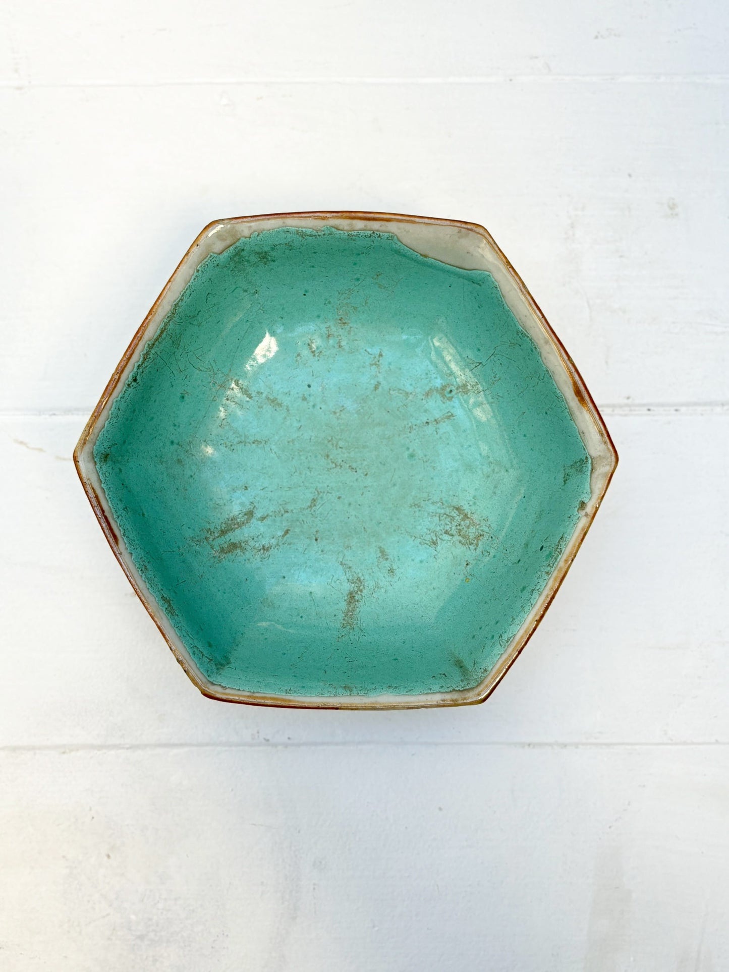 Antique Chinese Turquoise Bowl # 4