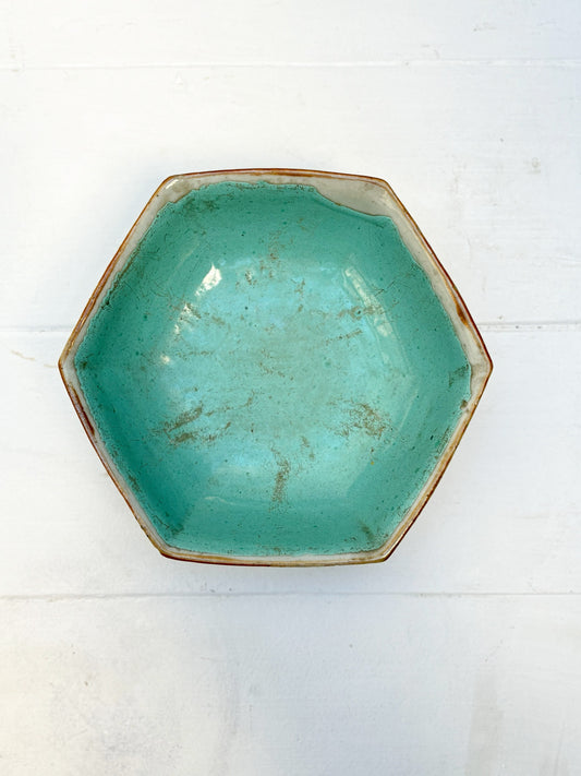 Antique Chinese Turquoise Bowl # 4