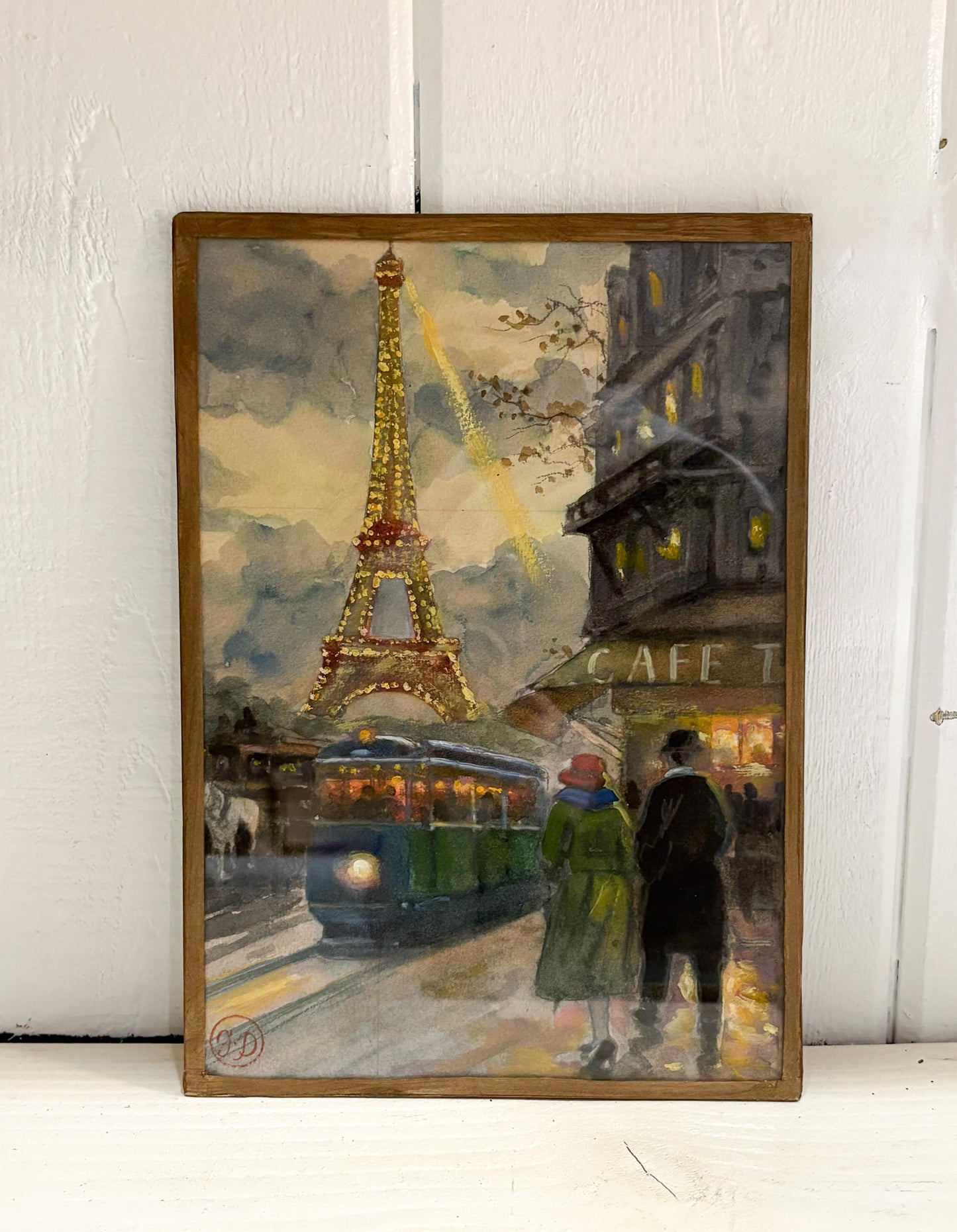 The Eiffel Tower  French Painting