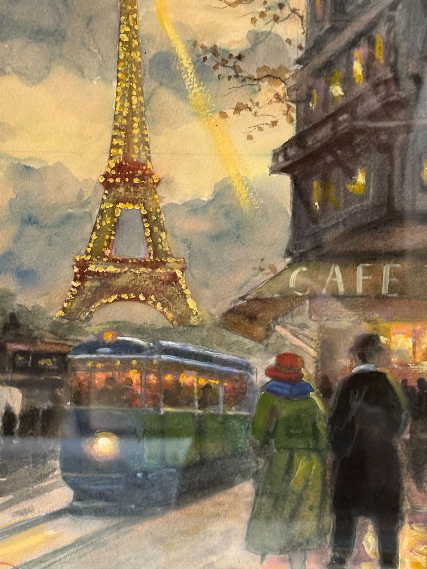 The Eiffel Tower  French Painting