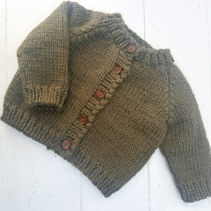 Olive Classic Kid's Cardigan