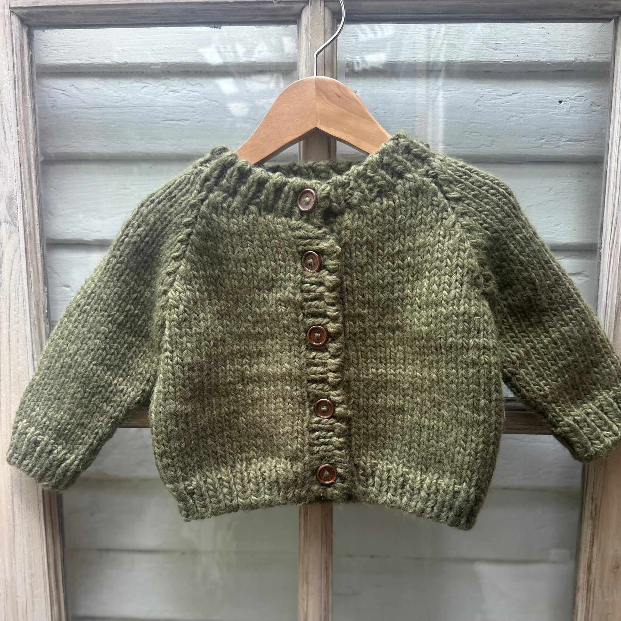 Olive Classic Kid's Cardigan