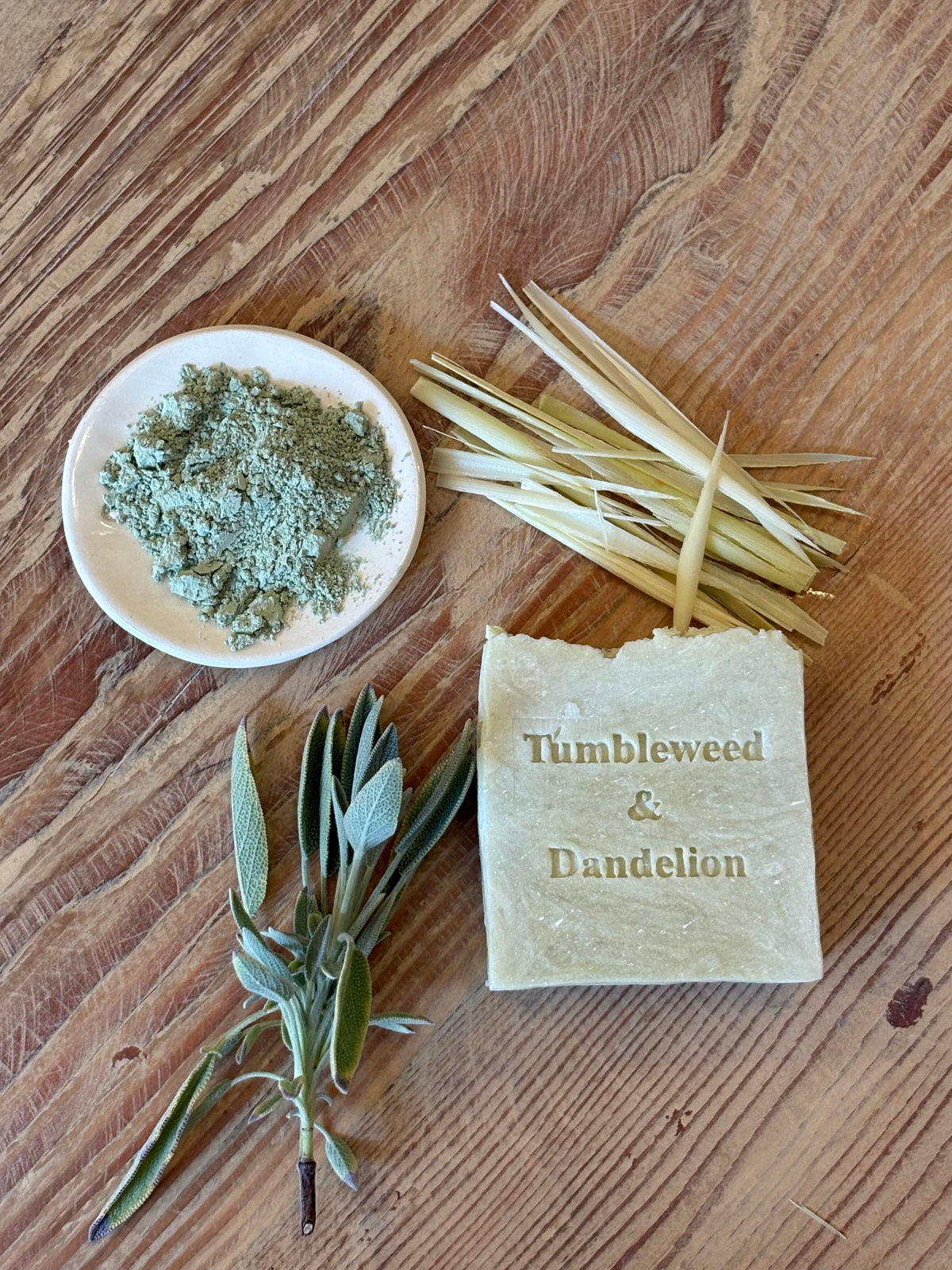 Lemongrass Sage & French Green Clay Soap