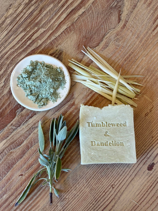 Lemongrass Sage & French Green Clay Soap