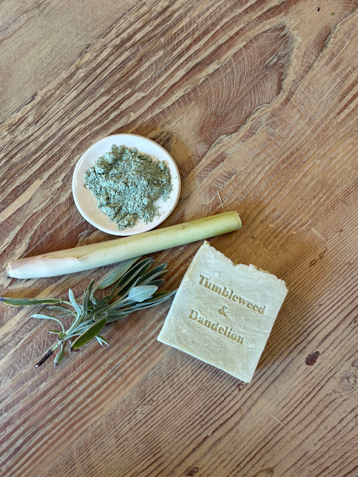 Lemongrass Sage & French Green Clay Soap
