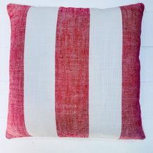 Load image into Gallery viewer, Red Stripe Indoor/Outdoor pillow-Square