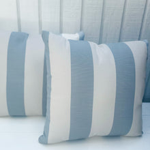 Load image into Gallery viewer, Blue Stripe indoor/Outdoor Pillow