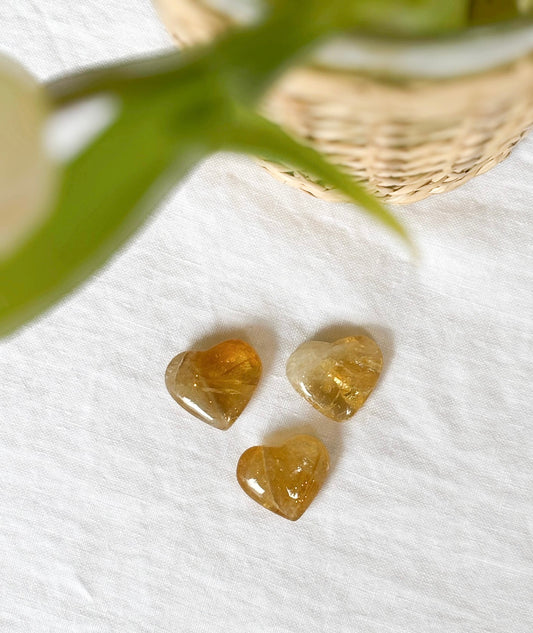 Crystal Heart-Citrine