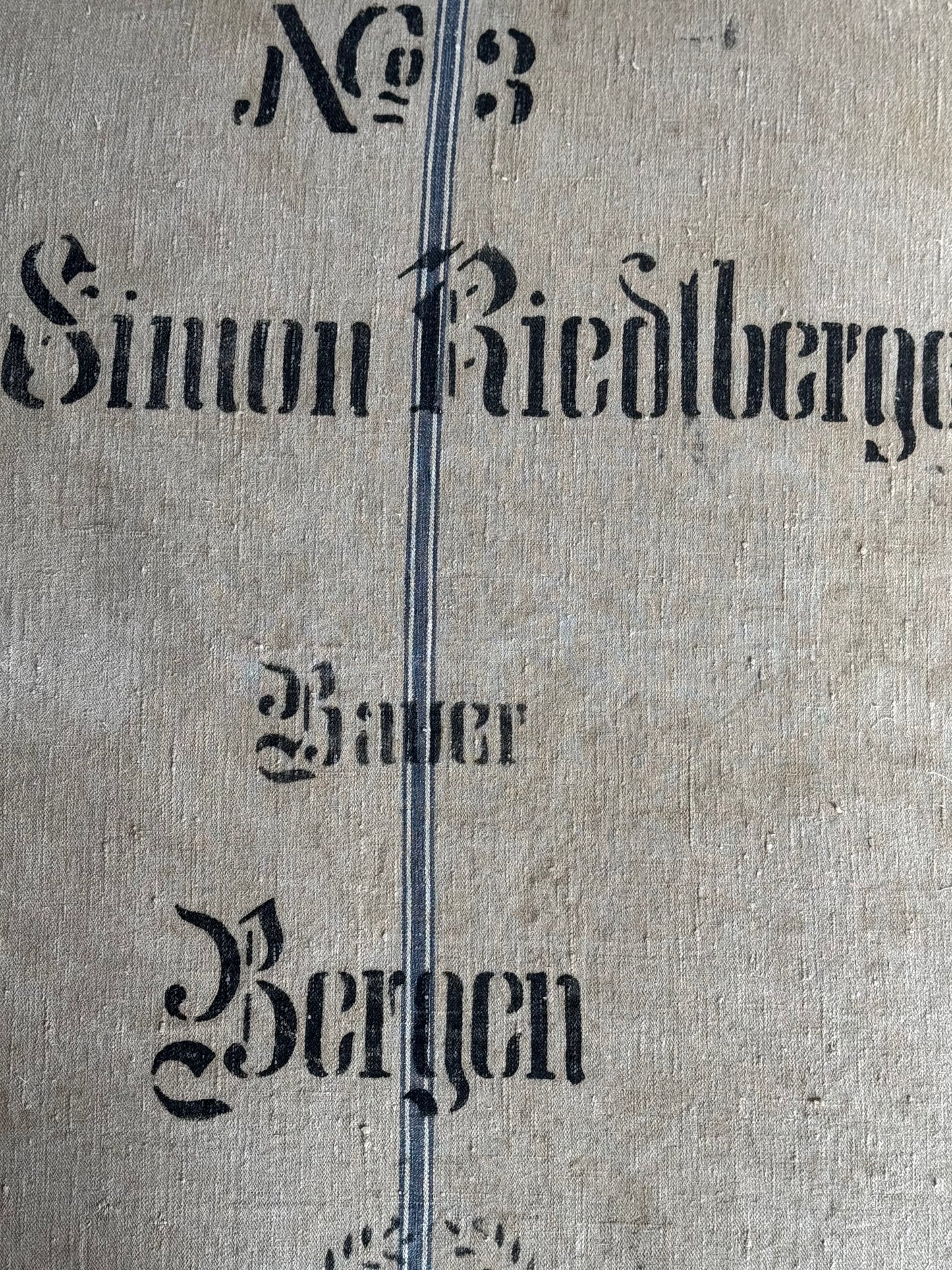 The Bergen Grain Sack Ottoman