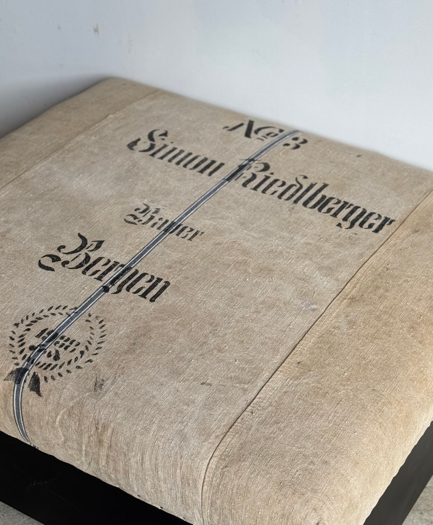 The Bergen Grain Sack Ottoman