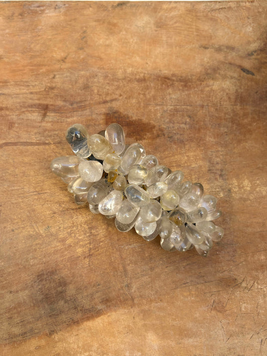 Vintage French Stone Grape Cluster