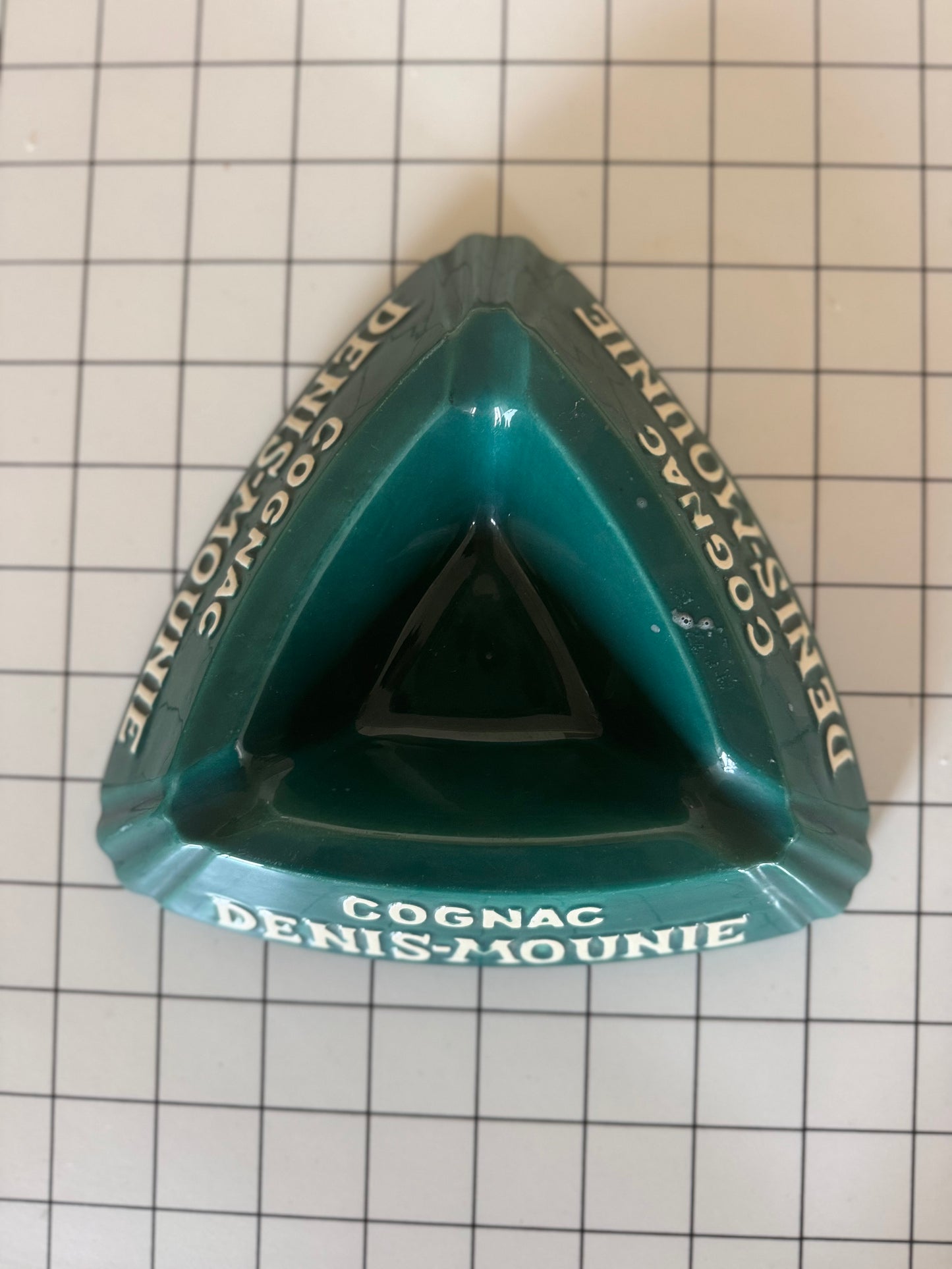 Green Cognac Vintage Catch All