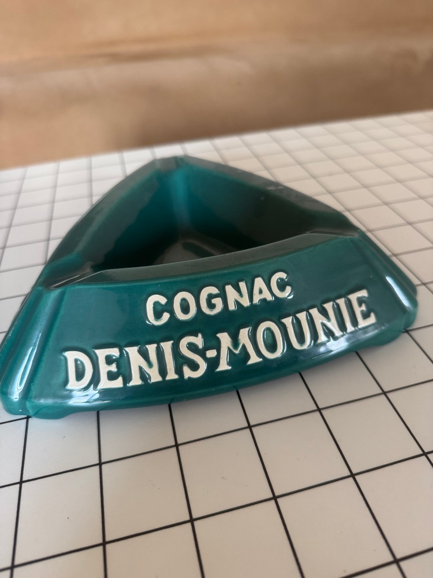 Green Cognac Vintage Catch All