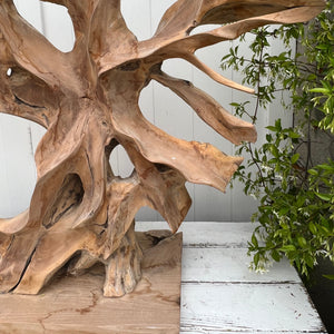 Large Wood Sculpture – Tumbleweed & Dandelion LLC