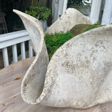 Load image into Gallery viewer, large abstract shaped concrete planter with aging 