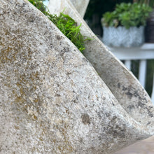 Load image into Gallery viewer, large abstract shaped concrete planter with aging 