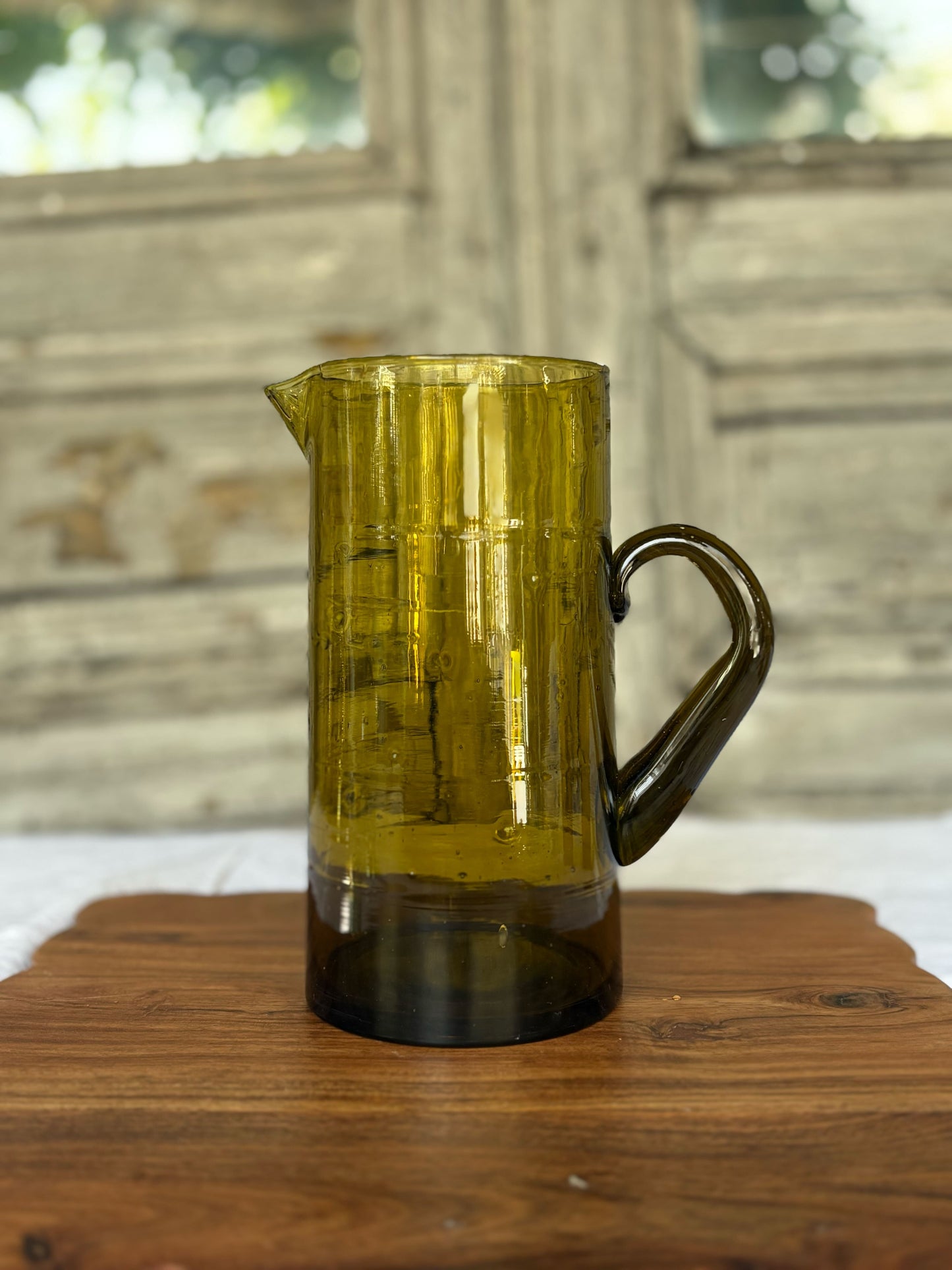 Moroccan Recycled Glass Jug