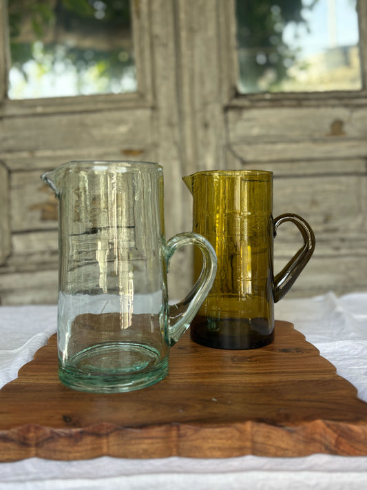 Moroccan Recycled Glass Jug