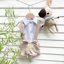 Load image into Gallery viewer, Linen Shortall Short + Onesie