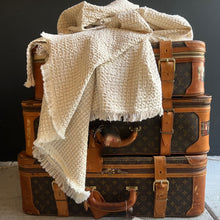 Load image into Gallery viewer, Anna Waffle Weave Blanket-Taupe