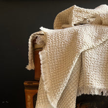 Load image into Gallery viewer, Anna Waffle Weave Blanket-Taupe