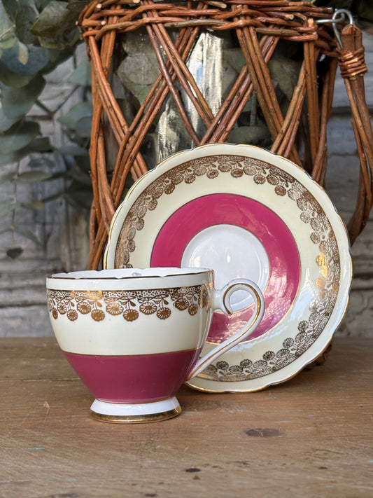 Vintage Teacup Candle #1
