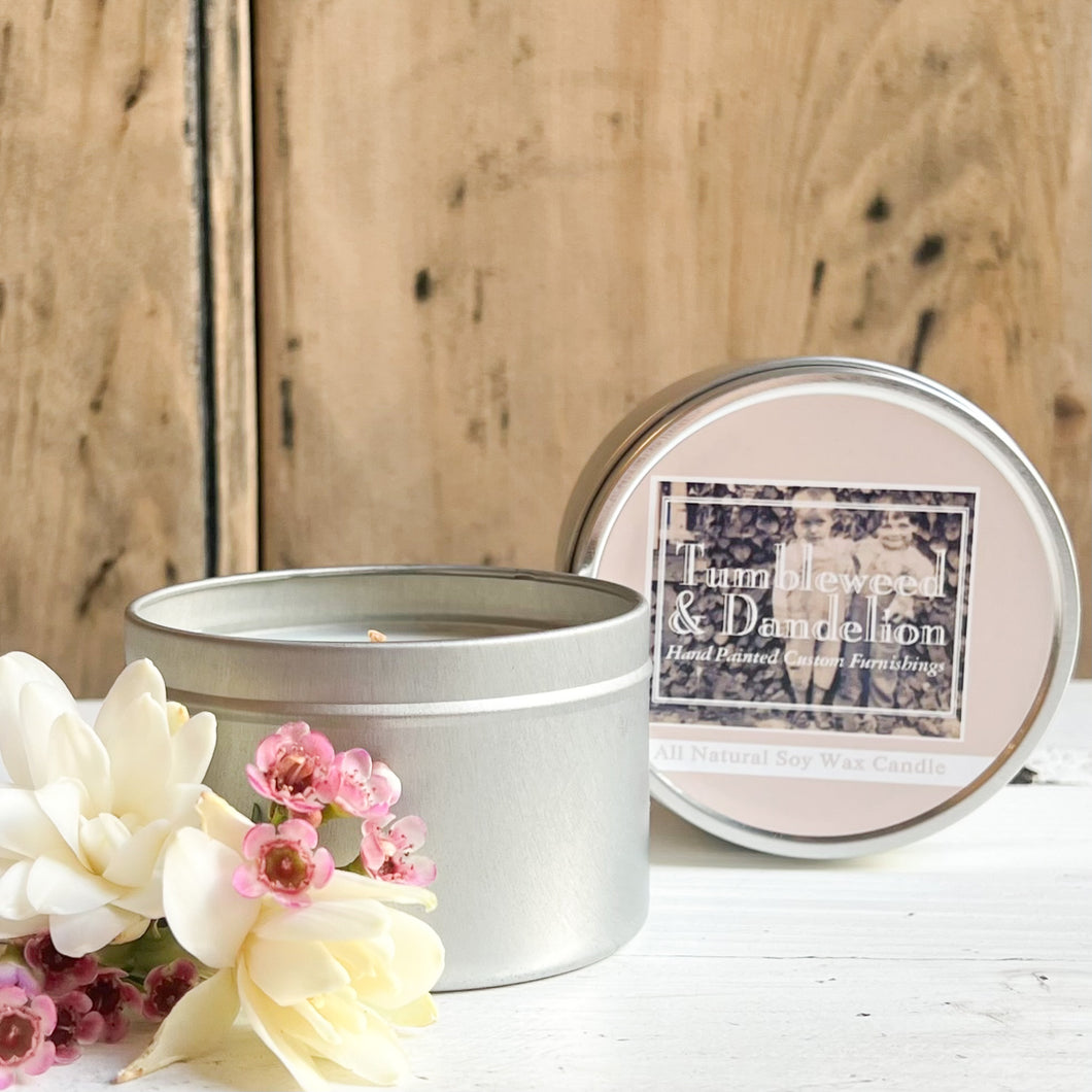 T&D Travel Tin Candle