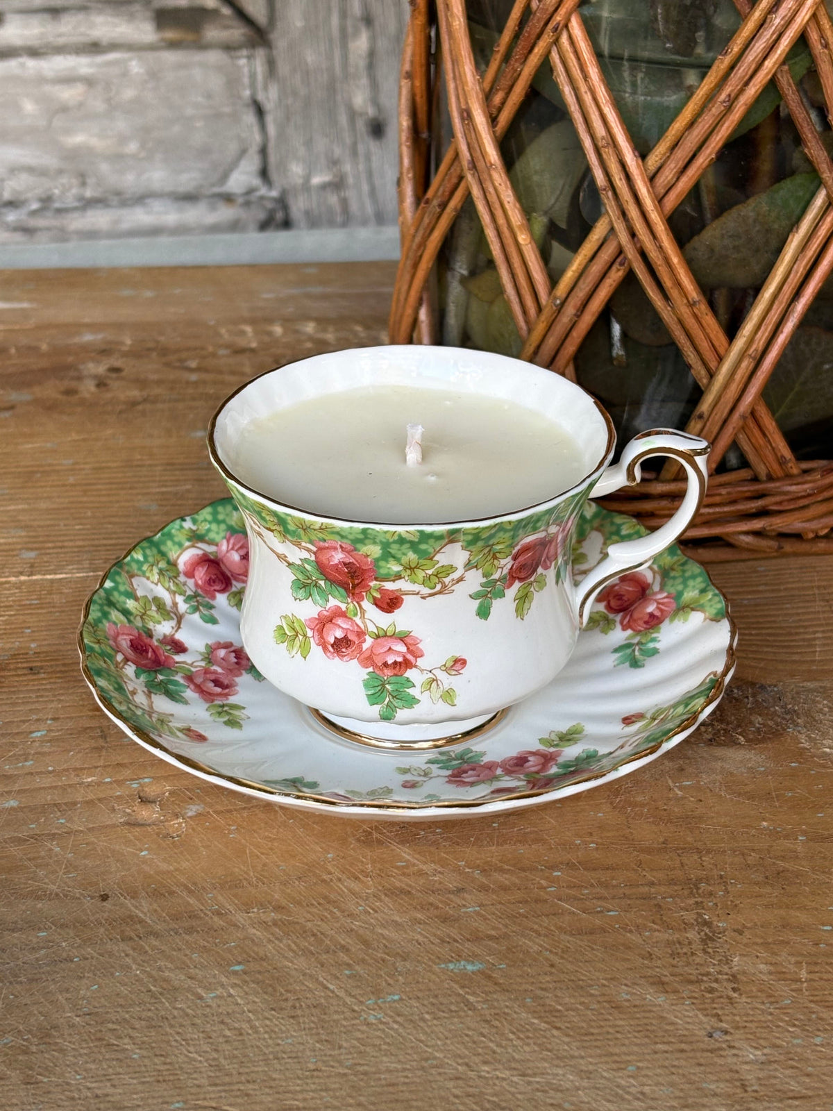 Vintage Teacup Candle #2