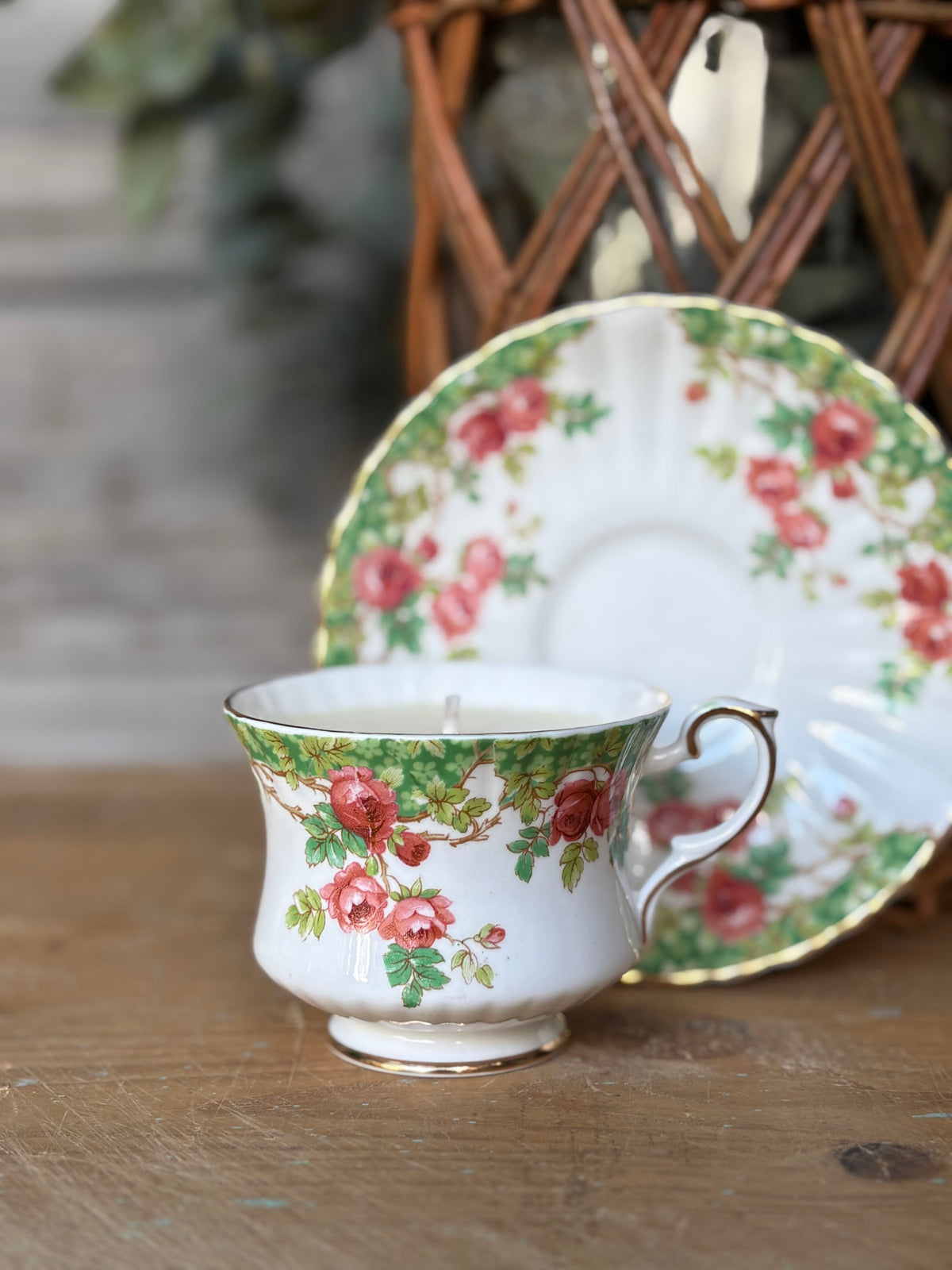 Vintage Teacup Candle #2