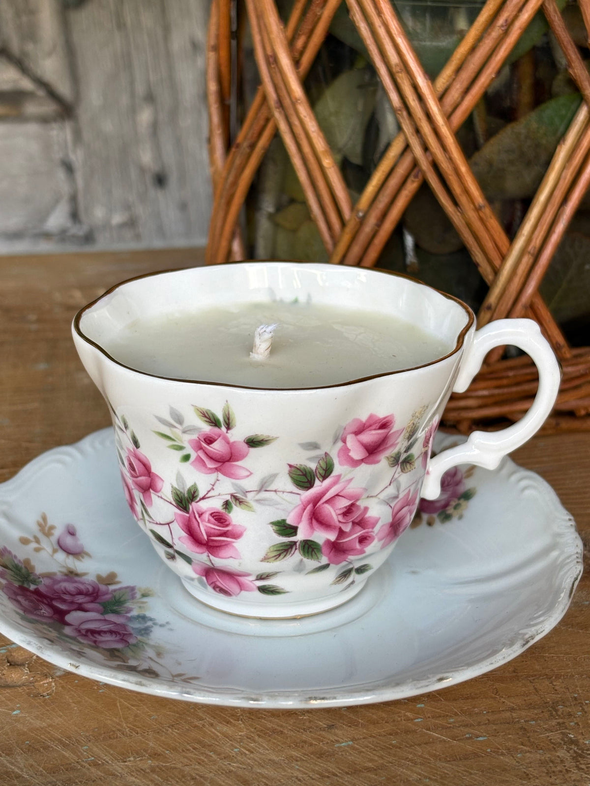 Vintage Teacup Candle #3