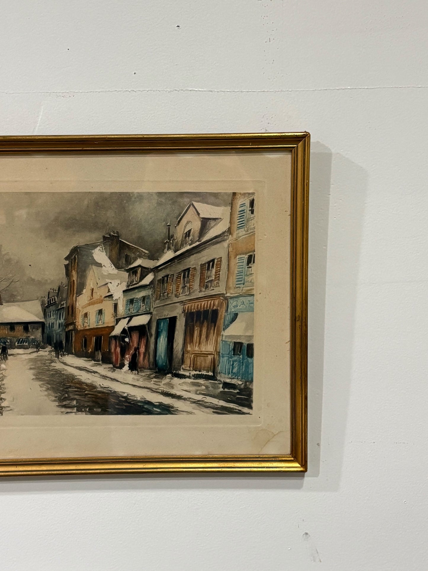 Snowy Afternoon French Painting