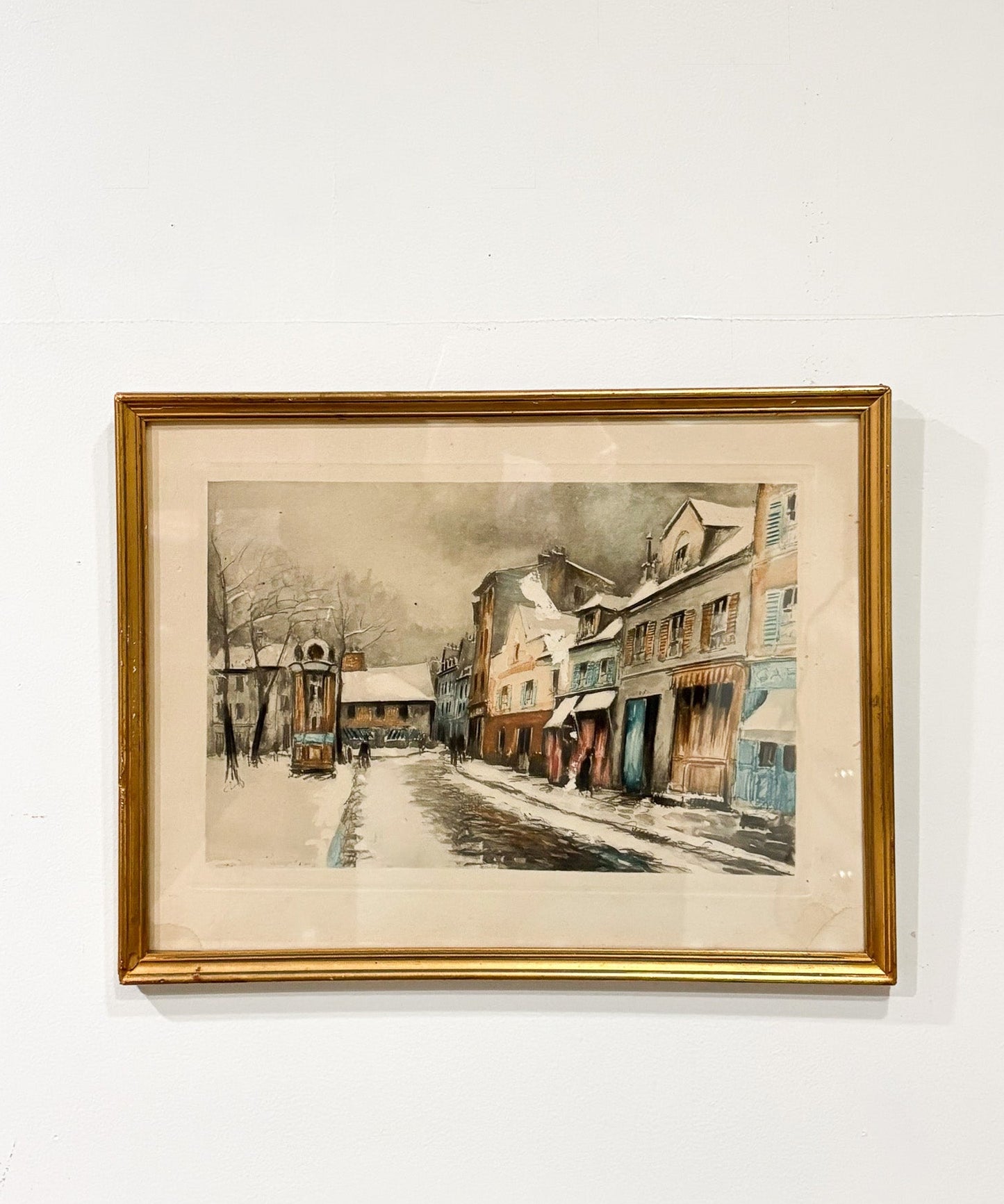 Snowy Afternoon French Painting