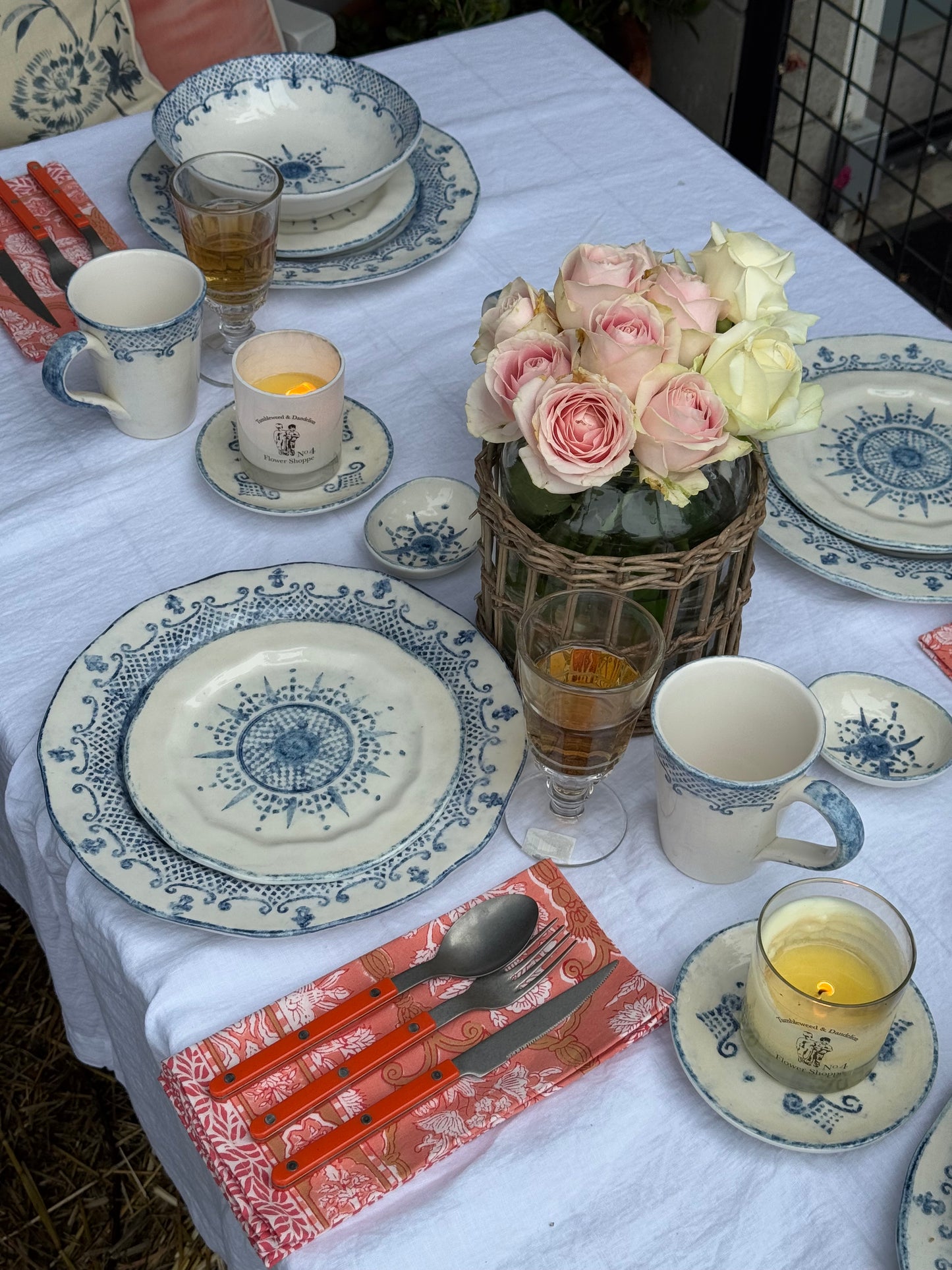 Burano Blue Dinner Plate